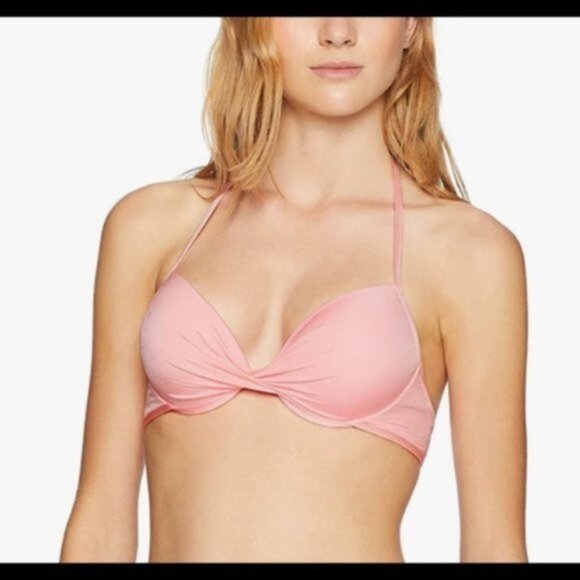 The Bikini Lab Underwire coral Bikini Top S - Picture 1 of 8
